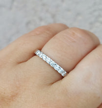Load image into Gallery viewer, .52 Carat Diamond Band with 9 Diamonds - 14K White Gold