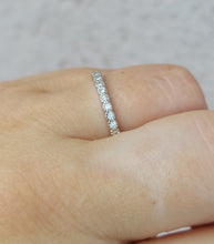 Load image into Gallery viewer, .52 Carat Diamond Band with Mil-Grain Design - 14K White Gold