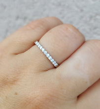 Load image into Gallery viewer, .24 Carat Diamond Band - 14K White Gold