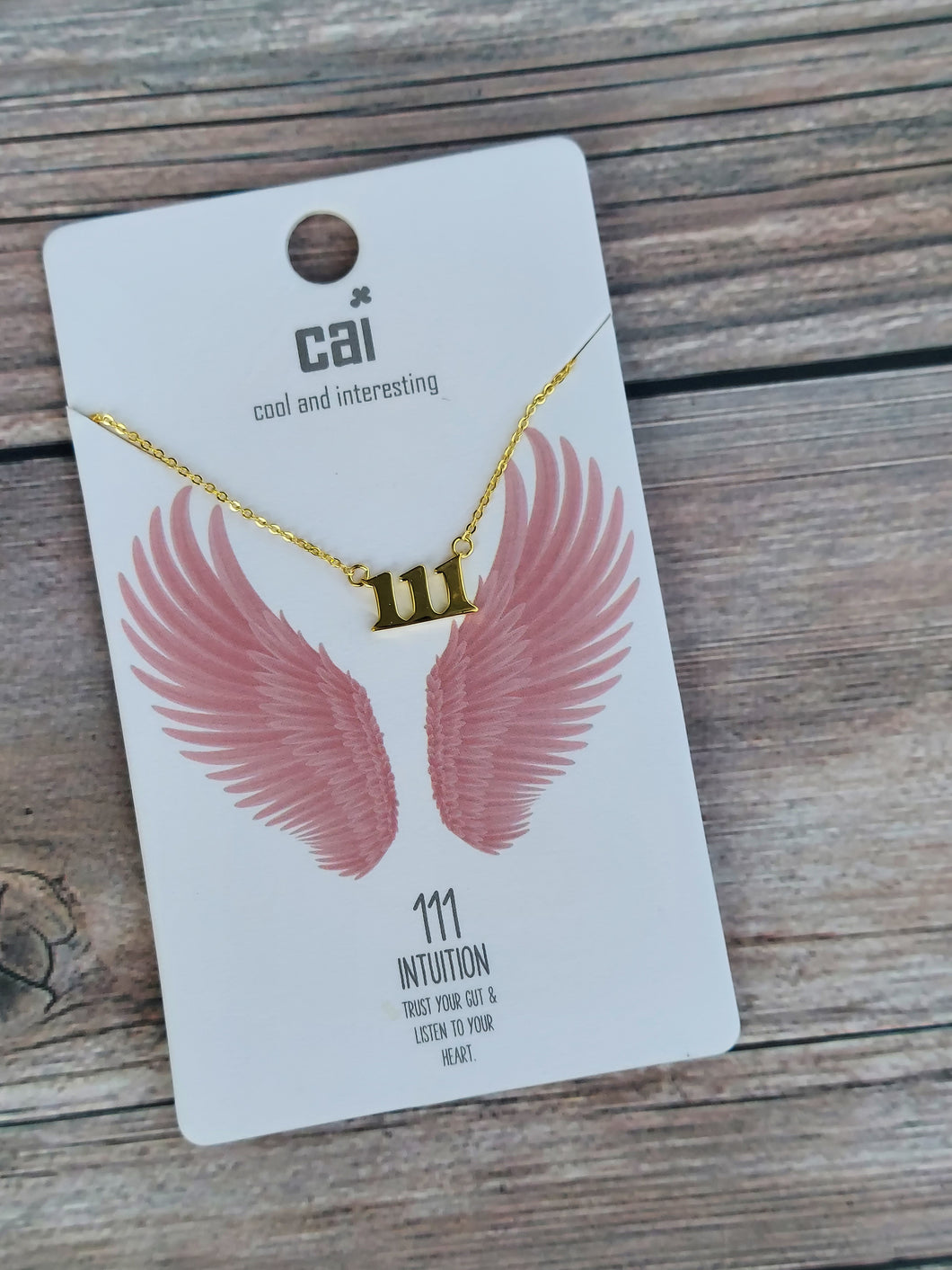 111 Intuition - Angel Numbers Necklace