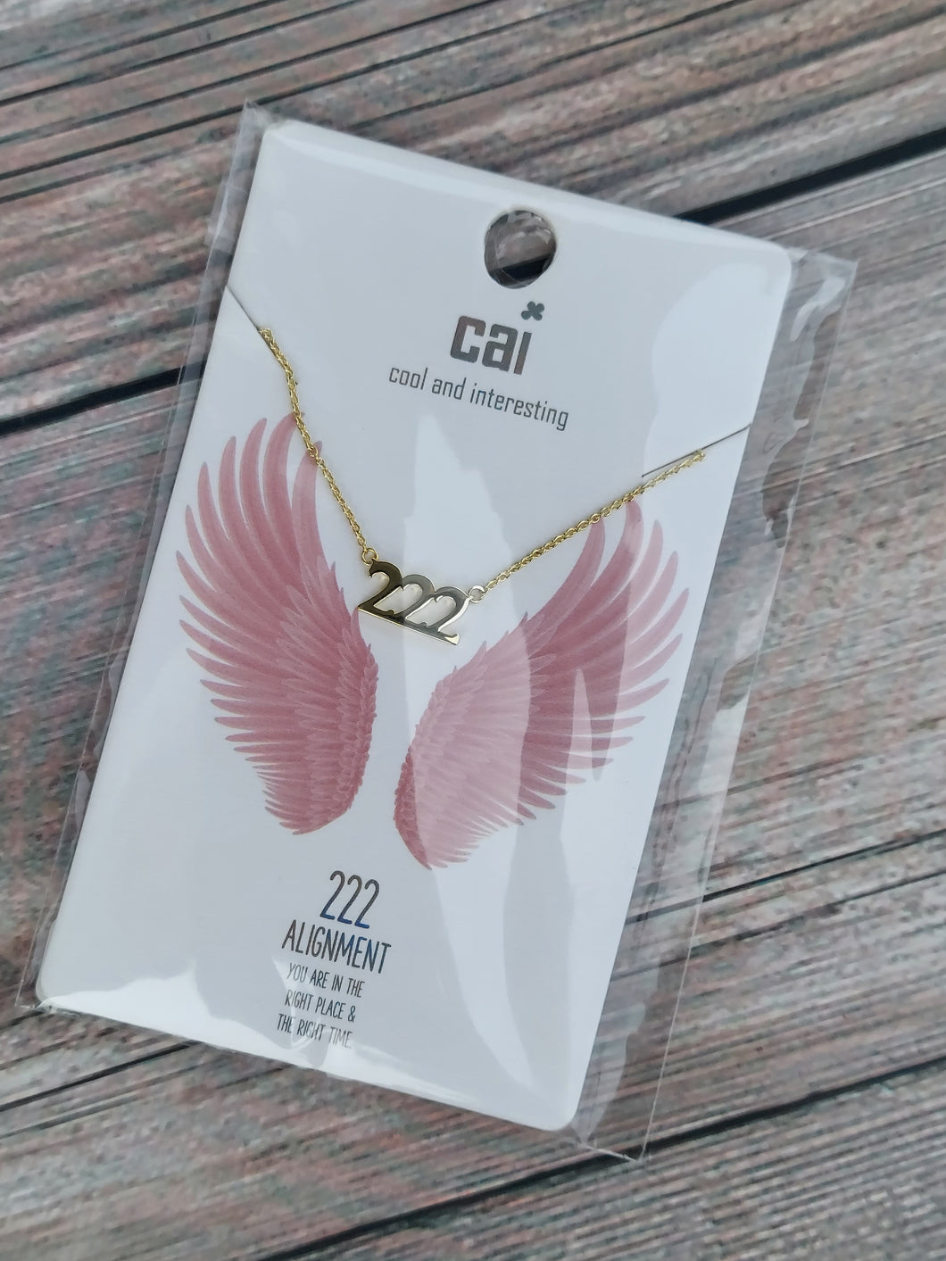 Alignment 222 - Angel Numbers Necklace