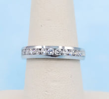 Load image into Gallery viewer, .60 Carat Channel Set Diamond Band - 14K White Gold