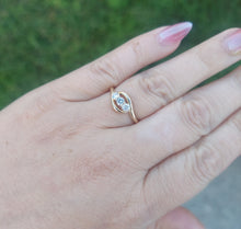 Load image into Gallery viewer, Three Stone "Past Present Future" Lab Diamond Ring - .30 Carats - 14K Yellow Gold