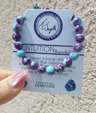 Load image into Gallery viewer, &quot;Intuition&quot; Purple Blue Jasper Stacker - TJazelle