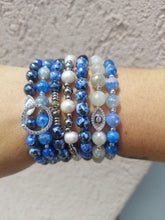Load image into Gallery viewer, CZ Evil Eye Beaded Bracelet - TJazelle