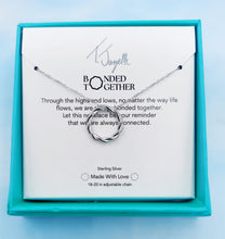 Load image into Gallery viewer, Bonded Together Silver Necklace - TJazelle