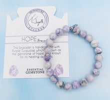 Load image into Gallery viewer, &quot;Hope&quot; Purple Turquoise Stacker - TJazelle