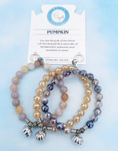 Load image into Gallery viewer, Pumpkin Silver Charm Bracelet - TJazelle