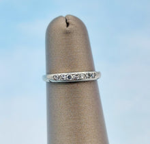 Load image into Gallery viewer, Estate Diamond Band - 18K White Gold