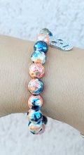 Load image into Gallery viewer, "Skull" CZ Silver Charm Bracelet - TJazelle