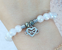 Load image into Gallery viewer, "Endless Love" Infinity Heart Silver Charm Bracelet - TJazelle