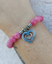 Load image into Gallery viewer, "Family Heart" Sterling Silver Charm - TJazelle