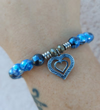 Load image into Gallery viewer, "Family Heart" Sterling Silver Charm - TJazelle