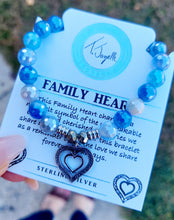 Load image into Gallery viewer, "Family Heart" Sterling Silver Charm - TJazelle