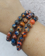 Load image into Gallery viewer, &quot;Grounding&quot; Leopard Skin Jasper Stacker -- TJazelle