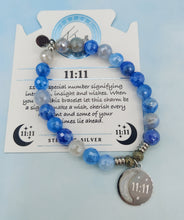 Load image into Gallery viewer, 11:11 Silver Charm Bracelet - TJazelle
