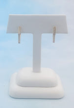Load image into Gallery viewer, Kite Diamond Huggie Hoops - 14K