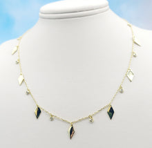 Load image into Gallery viewer, Diamond-Shaped Charm Necklace - Gold Plated