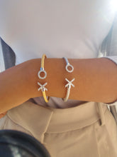 Load image into Gallery viewer, XO Open Cuff Italian Hook Bracelets