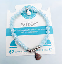 Load image into Gallery viewer, Sailboat Charm - TJazelle HELP Collection