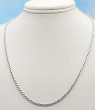 Load image into Gallery viewer, 22" Rope Chain - Sterling Silver