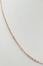 Load image into Gallery viewer, 16" Open Cable Chain - 14K Rose Gold