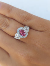 Load image into Gallery viewer, Le Vian Couture® Ring featuring 3/4 cts. Passion Ruby™, 1/3 cts. Vanilla Diamonds® set in 18K White Gold