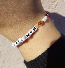 Load image into Gallery viewer, Football Mom with Football Charm - Little Words Project &amp; Marie&#39;s Custom Design