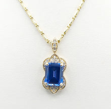 Load image into Gallery viewer, Custom Tanzanite and Diamond Necklace