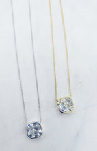 Load image into Gallery viewer, Clear Asscher Necklace - Chloe &amp; Lois