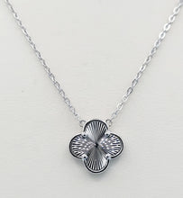 Load image into Gallery viewer, Diamond Cut Clover Necklace - Sterling Silver