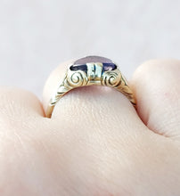 Load image into Gallery viewer, Amethyst Vintage Style Ring - Estate Piece