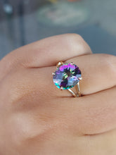 Load image into Gallery viewer, Mystic Topaz 10k Gold Ring