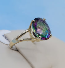 Load image into Gallery viewer, Mystic Topaz 10k Gold Ring