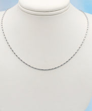 Load image into Gallery viewer, 16” White Gold Razza Chain