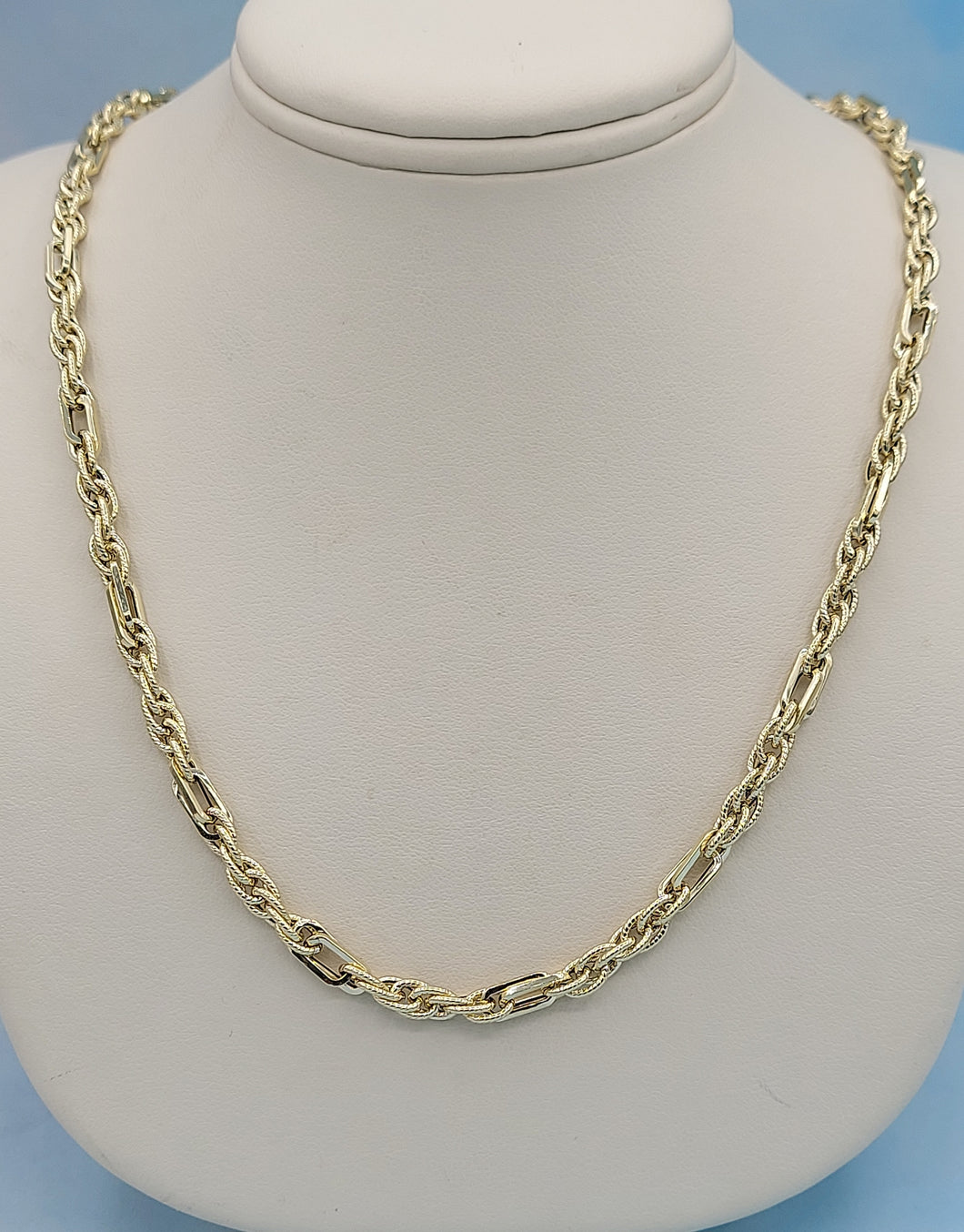 20” Italian Milano Rope Chain - 14K Yellow Gold