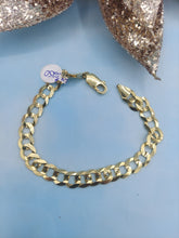 Load image into Gallery viewer, Men’s Cuban Link Bracelet - 14K Yellow Gold
