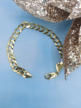 Load image into Gallery viewer, Men’s Cuban Link Bracelet - 14K Yellow Gold