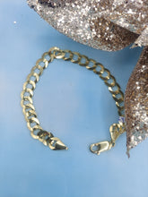 Load image into Gallery viewer, Men’s Cuban Link Bracelet - 14K Yellow Gold