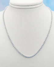 Load image into Gallery viewer, 16&quot; Fancy (Thin) Ice Chain Necklace - 14K White Gold