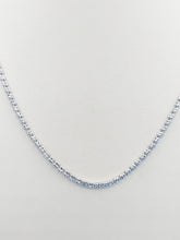 Load image into Gallery viewer, 16&quot; Fancy (Thin) Ice Chain Necklace - 14K White Gold