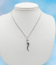 Load image into Gallery viewer, Horn &amp; Italian Chain - Sterling Silver