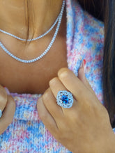 Load image into Gallery viewer, 18" Fancy Ice Chain Necklace - 3.14mm 14K White Gold