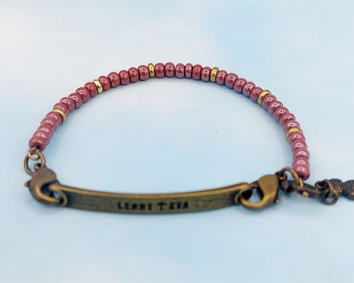 Lenny & Eva Peony Bar Bracelet