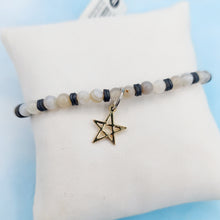 Load image into Gallery viewer, Star Gray Stretch Bracelet - Chavez for Charity