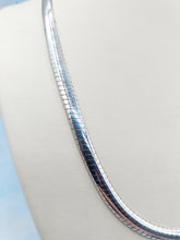 Load image into Gallery viewer, Sterling Silver Omega Necklace - 18”