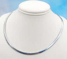Load image into Gallery viewer, Sterling Silver Omega Necklace - 16”