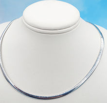 Load image into Gallery viewer, Sterling Silver Omega Necklace - 16”