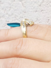 Load image into Gallery viewer, Cocktail Twist Diamond Ring - 10K Yellow Gold - Estate