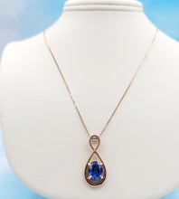 Load image into Gallery viewer, Rose Gold Infinity Tanzanite Necklace - 14K Rose Gold - Marie's Custom Design